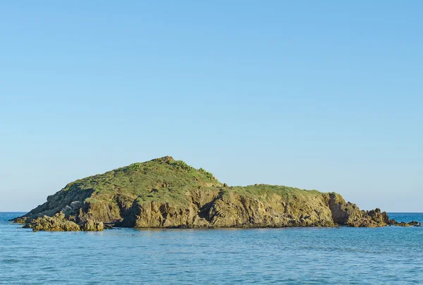 Deserted island in the ocean