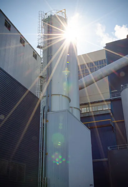 Part of industrial power plant or factory. — Stock Photo, Image