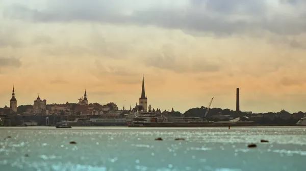Вид Таллиннский Залив Моря — стоковое фото