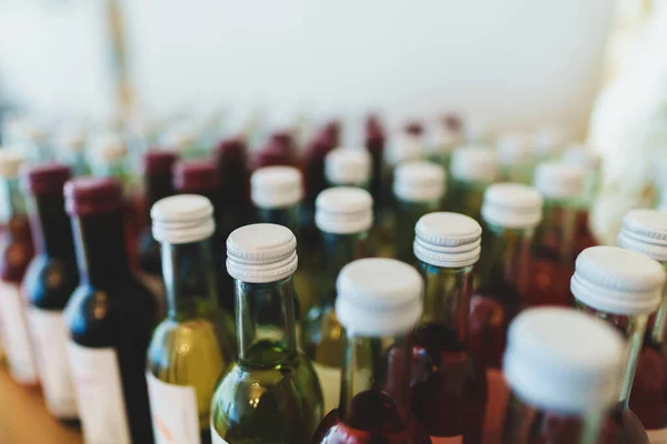 Bottiglie Enoteca — Foto Stock