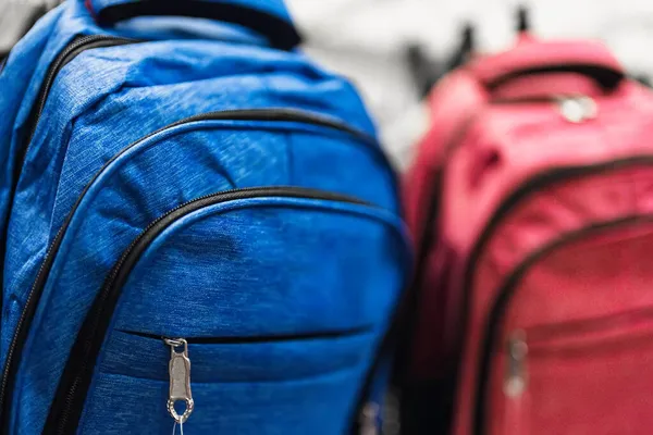 Bolsas Escolares Para Escuela Tienda — Foto de Stock