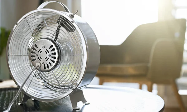 Elektrische Ventilator Draait Thuis — Stockfoto