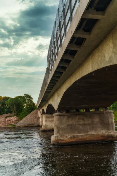 Pont Frontalier Amitié Frontière Entre Estonie Russie — Photo