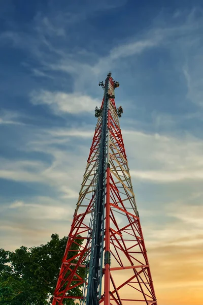 Telecommunication Tower Cellular — Foto Stock