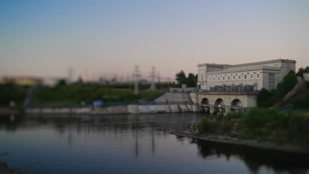Centrale Hydroélectrique Narva Sur Rivière Narva Russie — Video