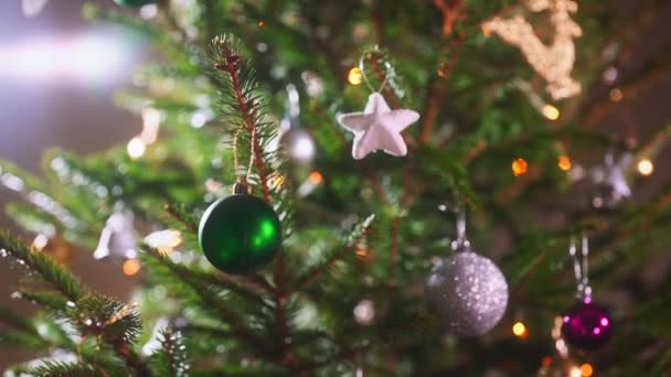 화환으로 장식된 크리스마스 — 비디오