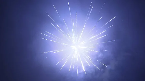 Feuerwerk Himmel Neujahrsfeier — Stockfoto