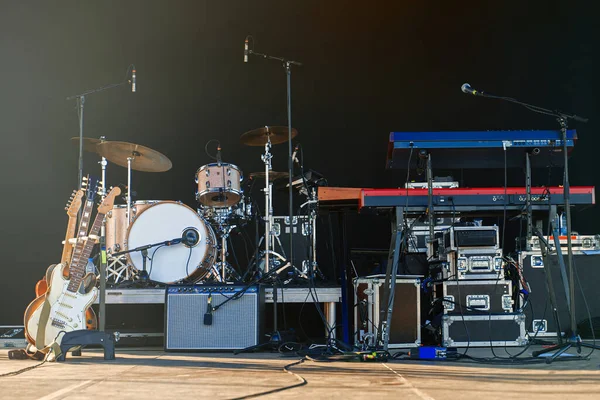 Musical Instruments Stage Concert — Stock Photo, Image