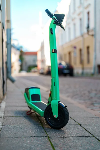 Electric Scooter Old Town — Stok Foto