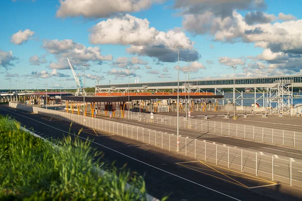 Терминалы Морского Пассажирского Порта Таллинна — стоковое фото