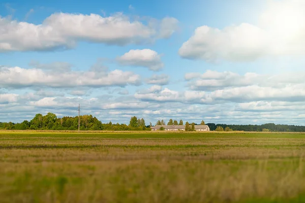 Tradiční Východní Evropa Venkovské Farmy — Stock fotografie