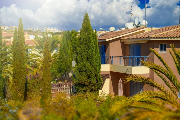 Typical Residential Development Mediterranean Style — Stock Photo, Image