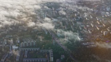 Tallinn şehrinin hava manzarası.