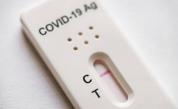 Negative Antigen Rapid Test for Coronavirus.