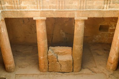 Kıbrıs 'ın Paphos kentindeki Kralların Mezarları.