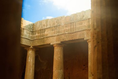 Kıbrıs 'ın Paphos kentindeki Kralların Mezarları.