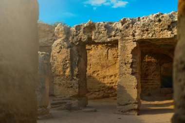 Kıbrıs 'ın Paphos kentindeki Kralların Mezarları.