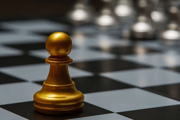 Chess Board Game Pawn Figure Board — Stock Photo, Image