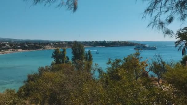 Coral Bay Beach Cyprus Summer — Video