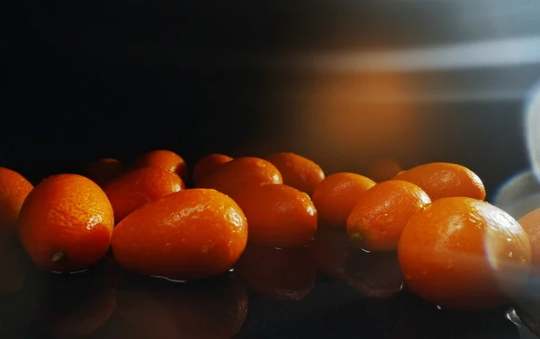 Kumquats Veya Citrus Japonica Bağışıklığı Güçlendirir Akşamdan Kalma Sendromunu Azaltır — Stok fotoğraf