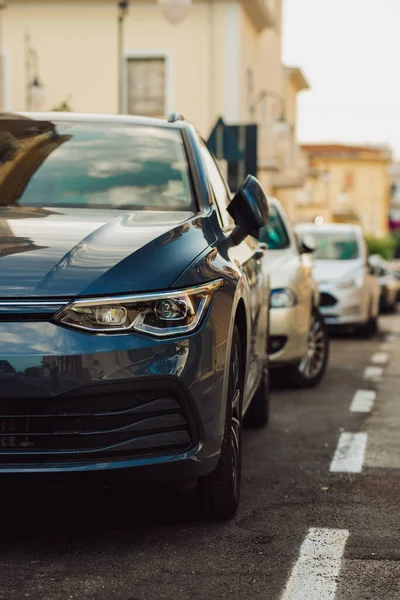 Cars Parked Street — Stock Photo, Image