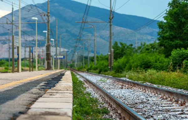 Typical Rural Train Station Italy — Stock Photo, Image