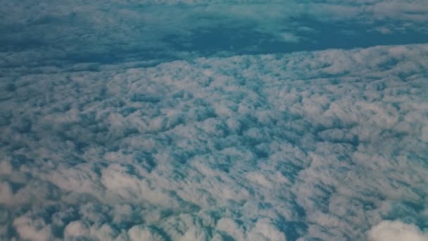 Luftaufnahme Der Schönen Kumuluswolken — Stockvideo