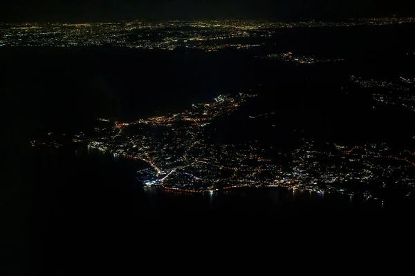 Ischia Volcanic Island Tyrrhenian Sea Night — Foto Stock