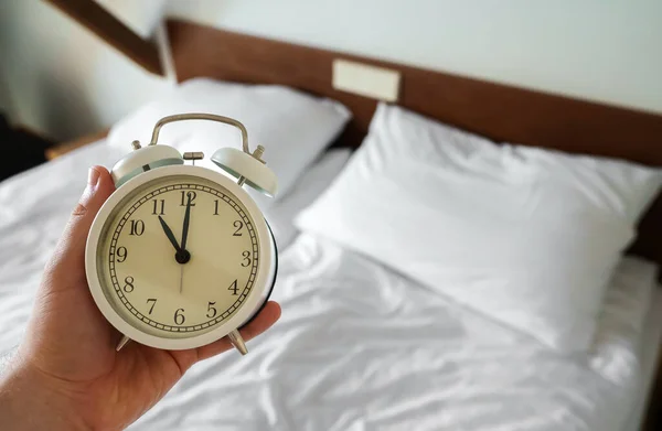 Clock Shows Time Get — Foto Stock