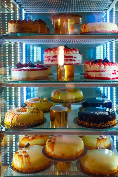 Famous Neapolitan Cakes Shop Window — Fotografia de Stock