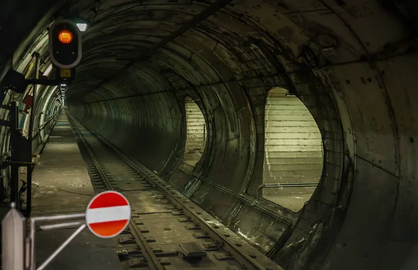 Tunnel Subway City Naples — Zdjęcie stockowe