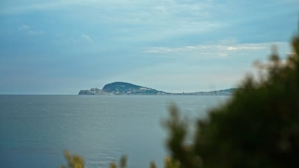 View Gaeta Peninsula Italy — ストック動画