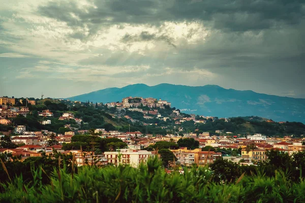 Scenic View Minturno Latina Lazio Italy — стоковое фото