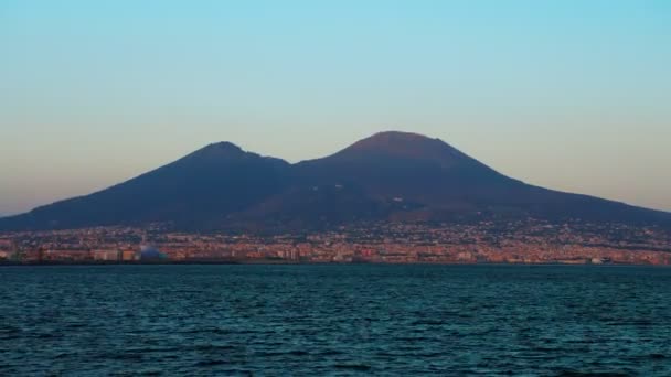 Vista Sul Parco Nazionale Del Vesuvio Napoli — Video Stock