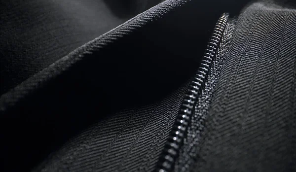 Klasické Černé Pánské Kalhoty Detailní Záběr — Stock fotografie