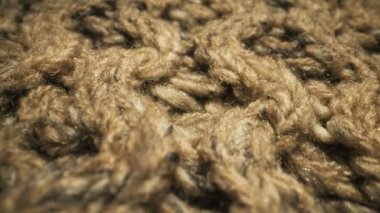 Sıcak yün kumaş dokusu ördüm. Yakın plan..