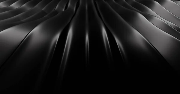3d nero astratto sfondo geometrico — Foto Stock