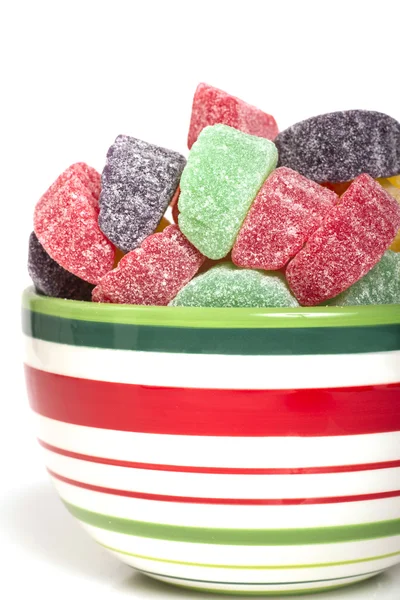 Holiday gumdrop candies — Stock Photo, Image