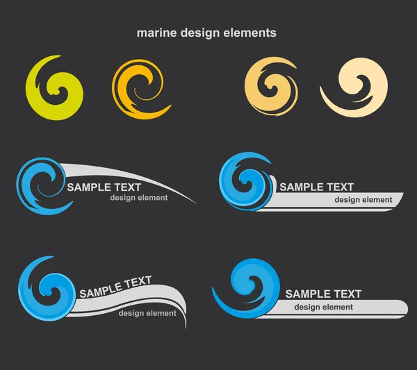 Elementos de diseño vectorial — Vector de stock