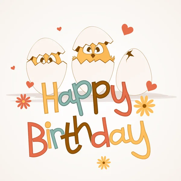 Birthday card — Stock Vector