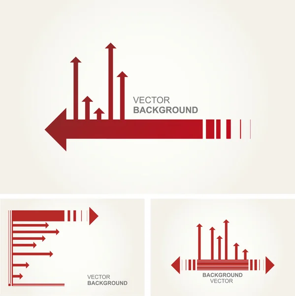 Projeto de layout vetorial abstrato — Vetor de Stock