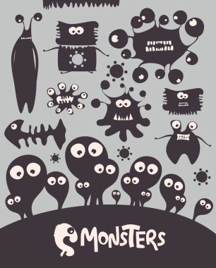 monsters clipart