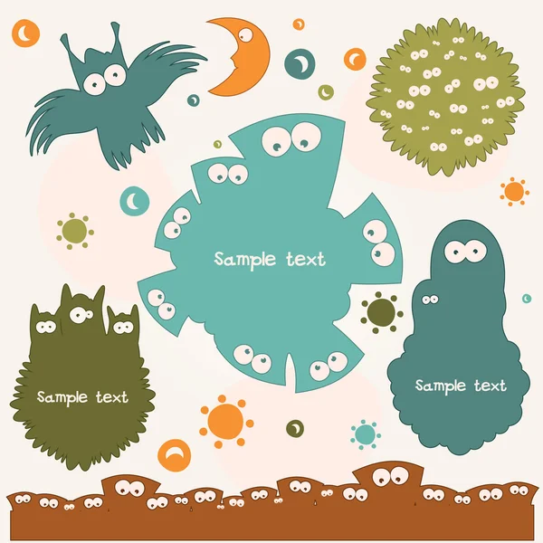 Monsters — Stock Vector