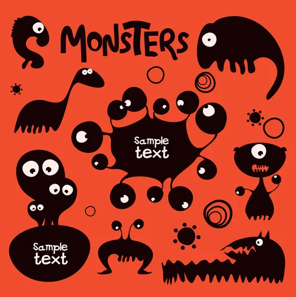 Monstres — Image vectorielle