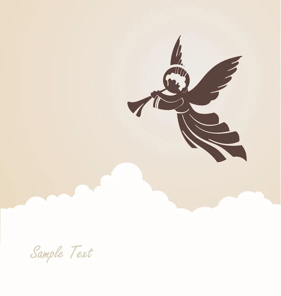 bulutlar bir boru ile melek