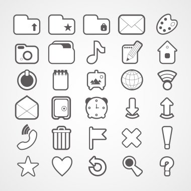 Web simgeler kümesi