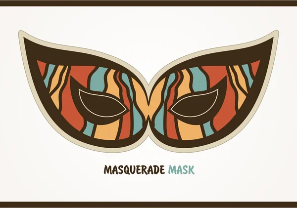 Vecteur de masque d'illustration — Image vectorielle