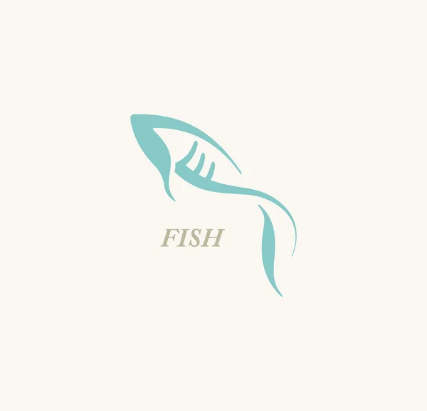 Illustration vectorielle d'un poisson — Image vectorielle