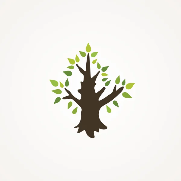 Icono del árbol — Vector de stock