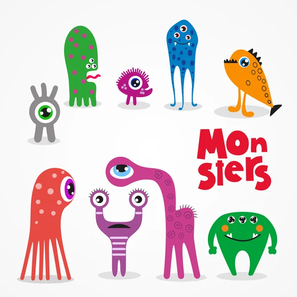 Monstres — Image vectorielle